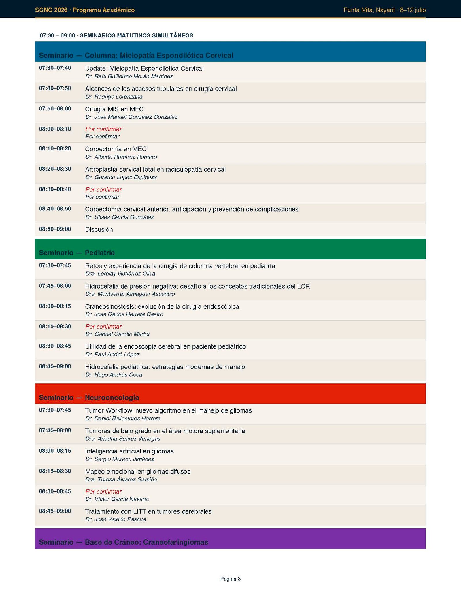 Programa Página 3